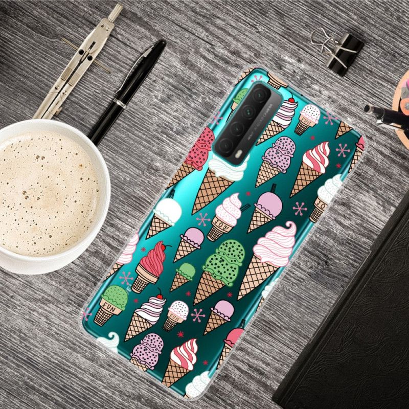 Coque Huawei P Smart 2021 Glaces À La Crème Colorées