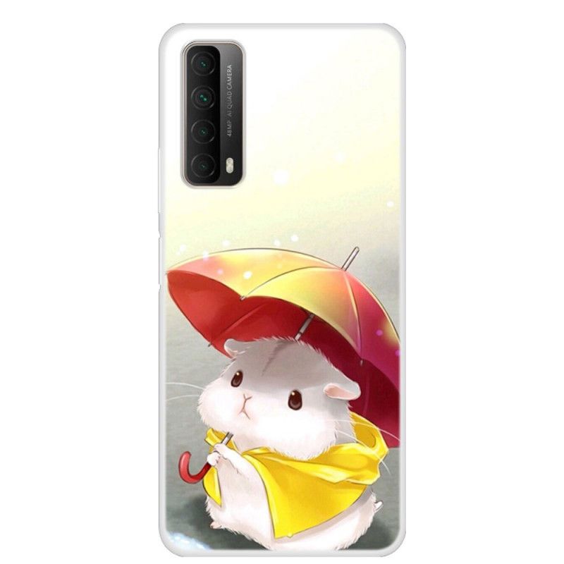 Coque Huawei P Smart 2021 Hamster Sous La Pluie