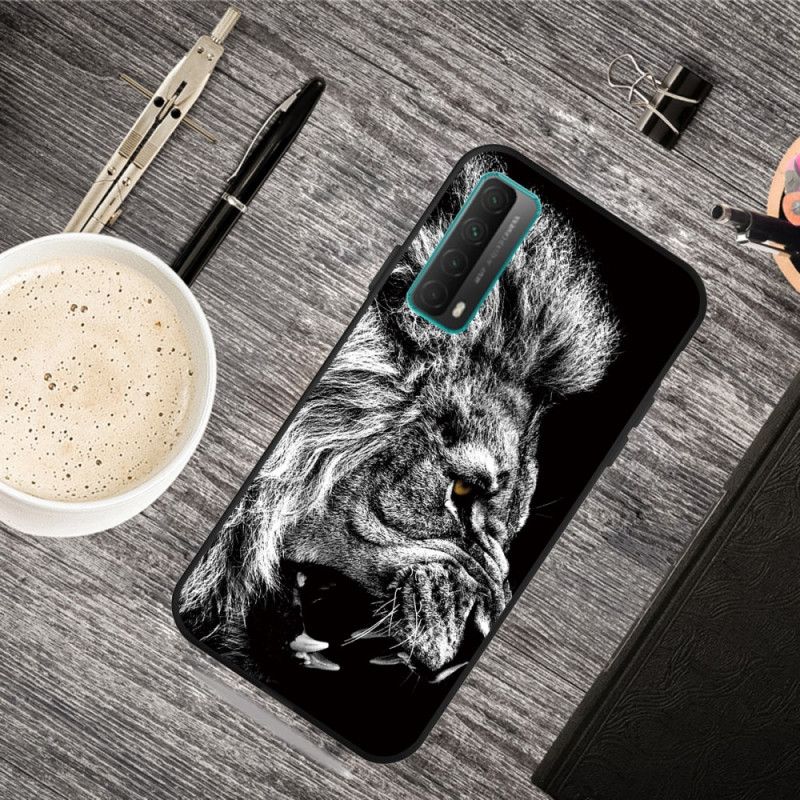 Coque Huawei P Smart 2021 Lion Féroce