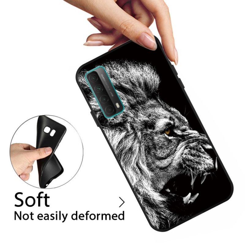 Coque Huawei P Smart 2021 Lion Féroce