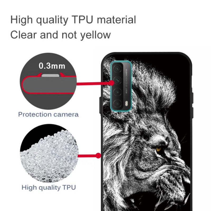 Coque Huawei P Smart 2021 Lion Féroce