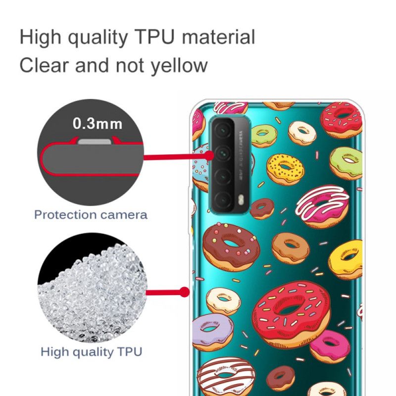 Coque Huawei P Smart 2021 Love Donuts