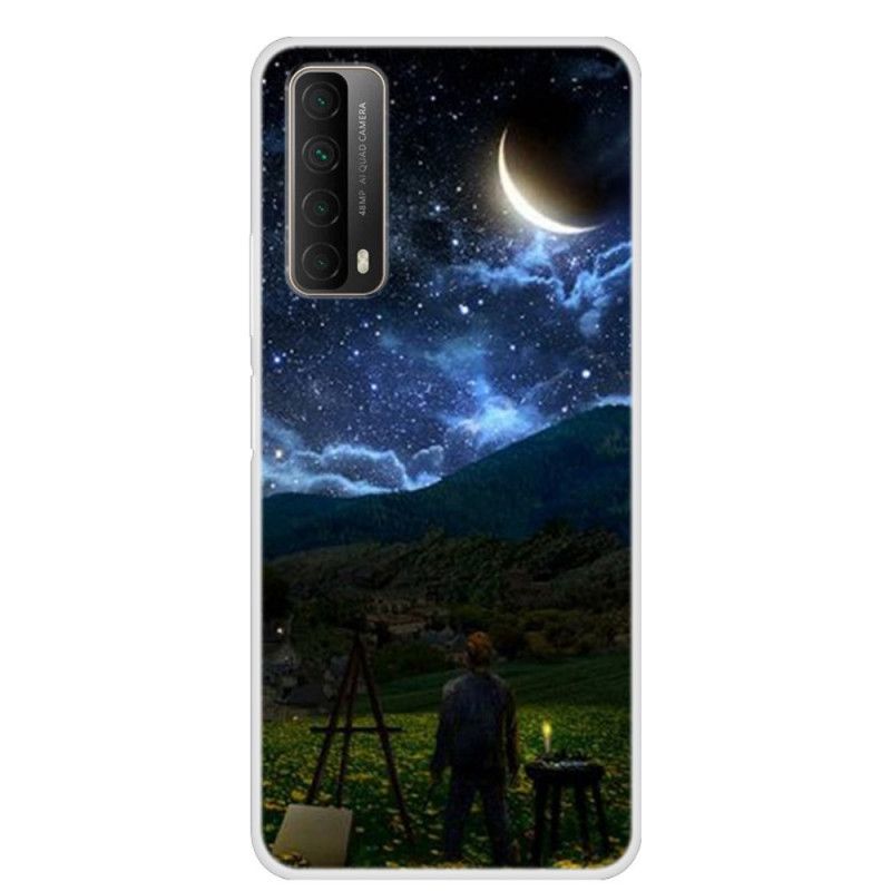 Coque Huawei P Smart 2021 Peintre Dans La Nuit