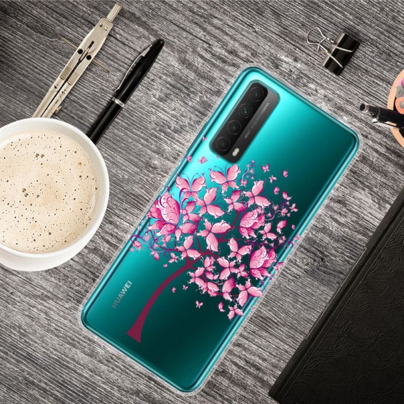 Coque Huawei P Smart 2021 Transparente Arbre En Folie