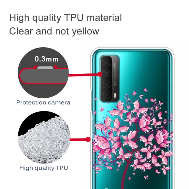 Coque Huawei P Smart 2021 Transparente Arbre En Folie