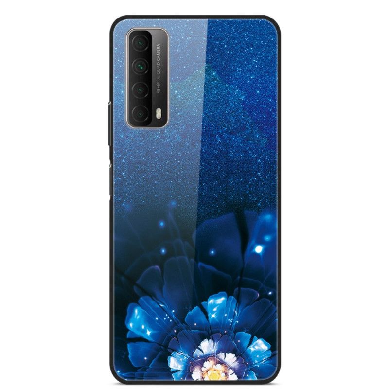 Coque Huawei P Smart 2021 Verre Trempé Fleurs Fantaisie