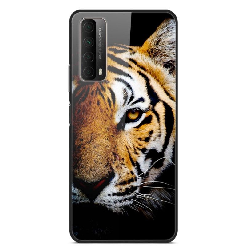 Coque Huawei P Smart 2021 Verre Trempé Tigre Réaliste