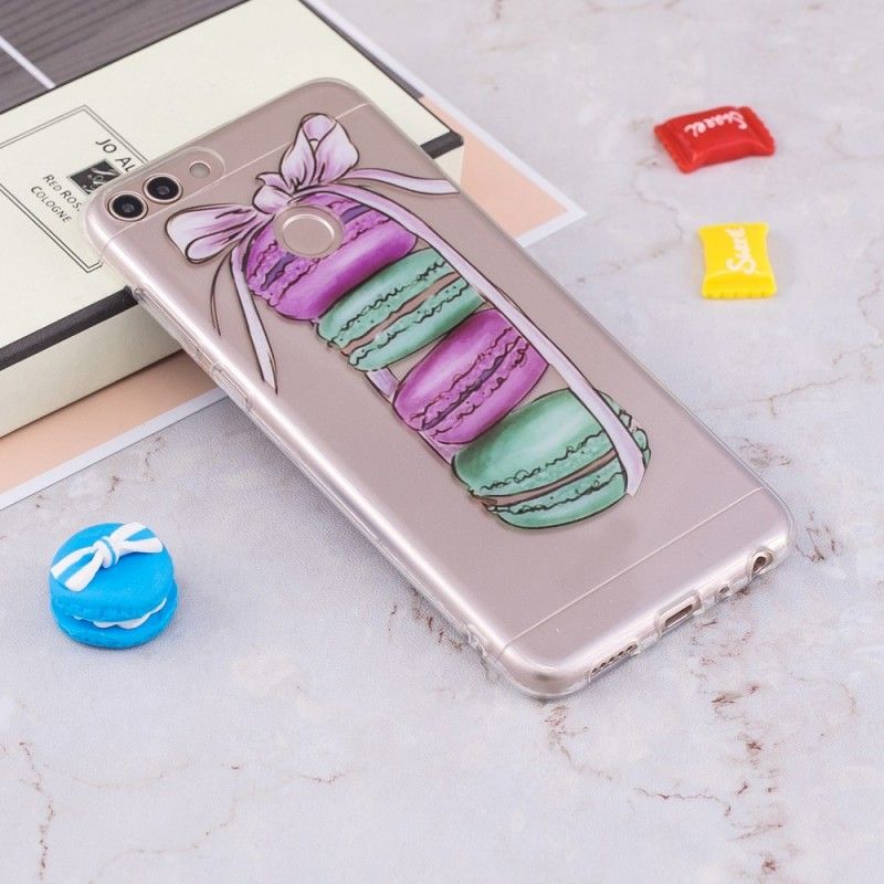 Coque Huawei P Smart Macarons Gourmands