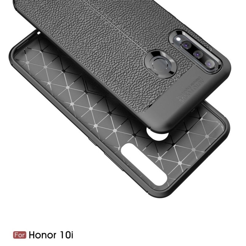 Coque Huawei P Smart Plus 2019 Effet Cuir Litchi