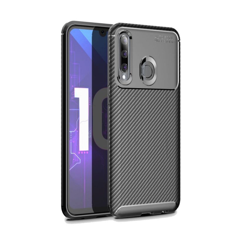 Coque Huawei P Smart Plus 2019 Flexible Texture Fibre Carbone