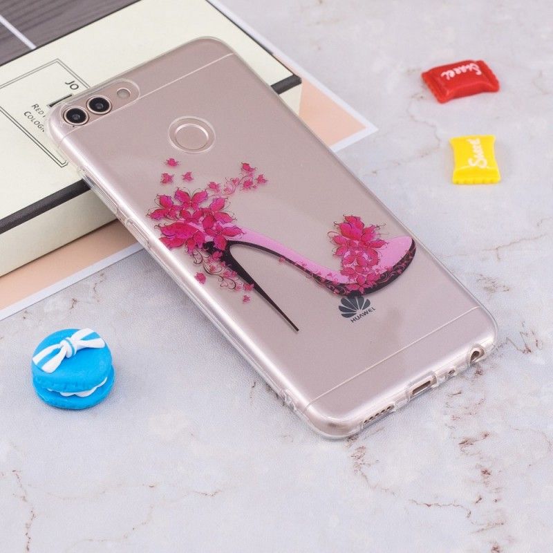 Coque Huawei P Smart Transparente Escarpins Solitaires