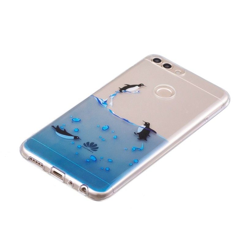 Coque Huawei P Smart Transparente Jeu De Pingouins