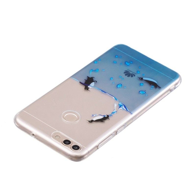 Coque Huawei P Smart Transparente Jeu De Pingouins