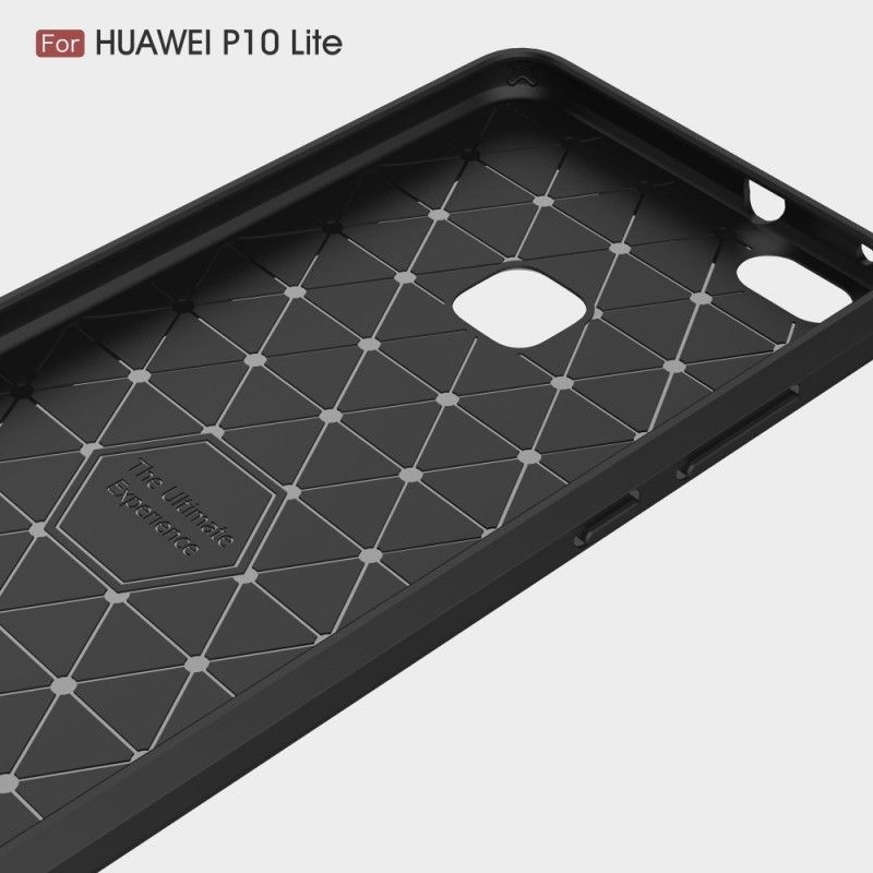 Coque Huawei P10 Lite Fibre Carbone Brossée