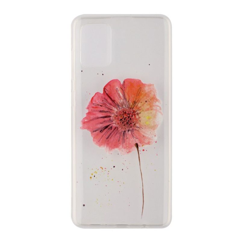 Coque Huawei P140 Transparente Coquelicot Aquarell