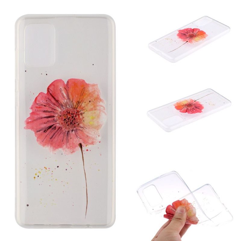 Coque Huawei P140 Transparente Coquelicot Aquarell