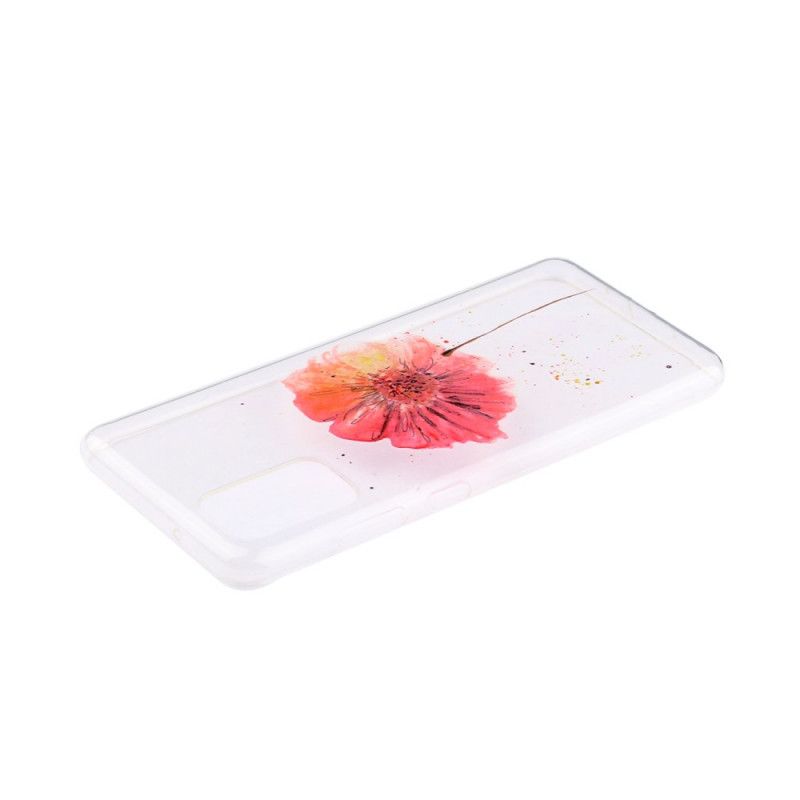 Coque Huawei P140 Transparente Coquelicot Aquarell