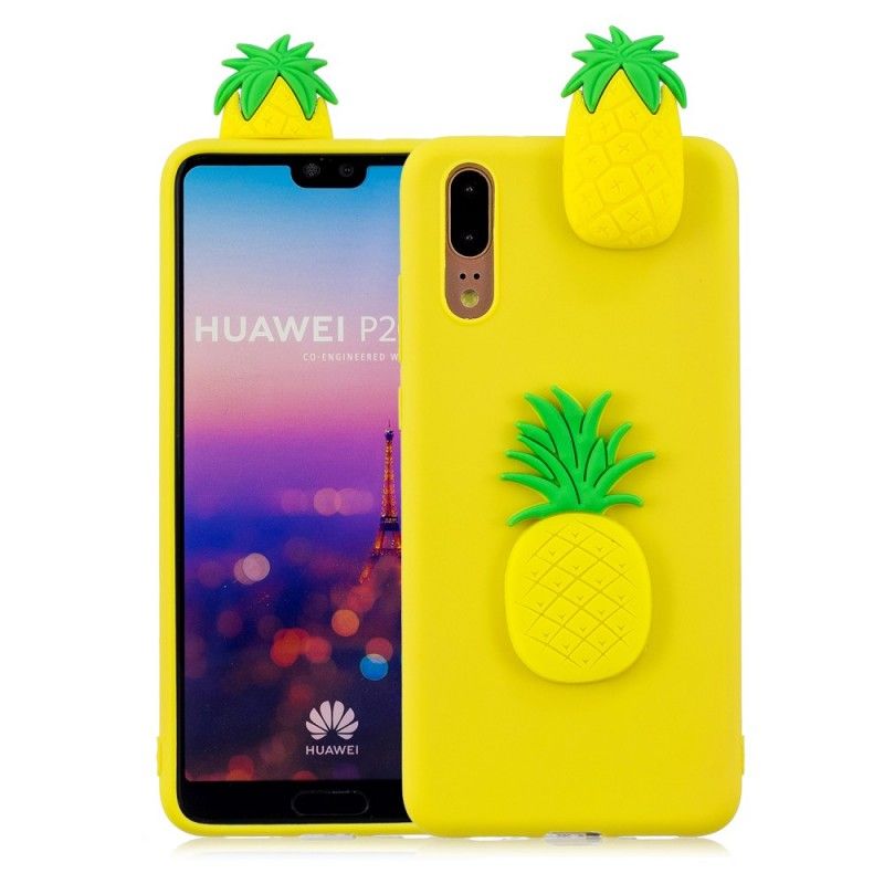 Coque Huawei P20 3d Ananas