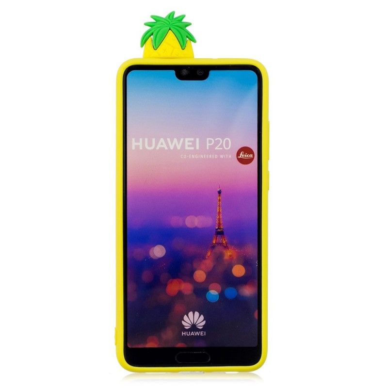 Coque Huawei P20 3d Ananas