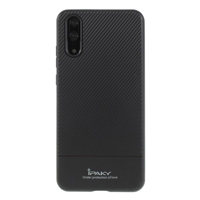 Coque Huawei P20 Ipaky Fibre Carbone