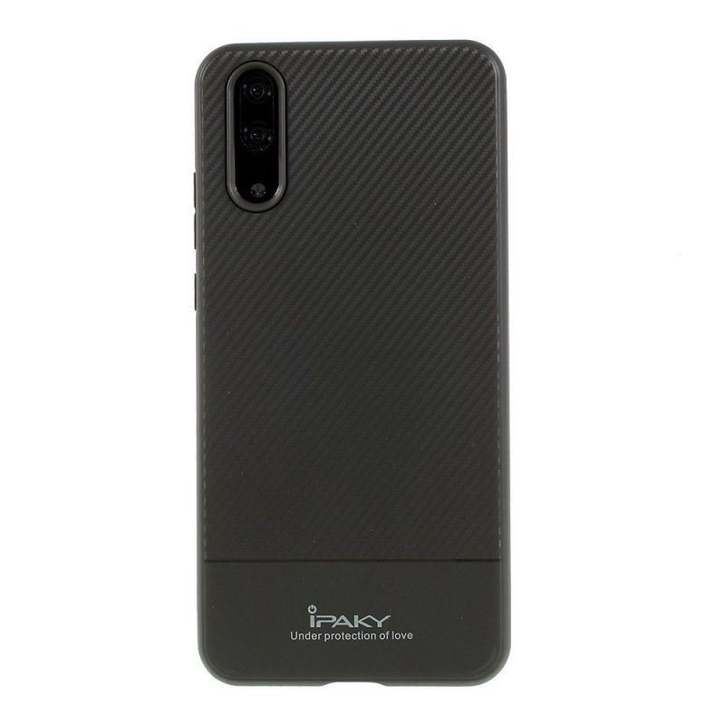 Coque Huawei P20 Ipaky Fibre Carbone