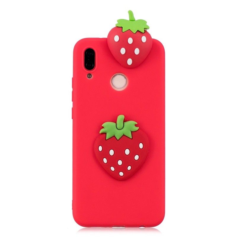 Coque Huawei P20 Lite 3d Fraise