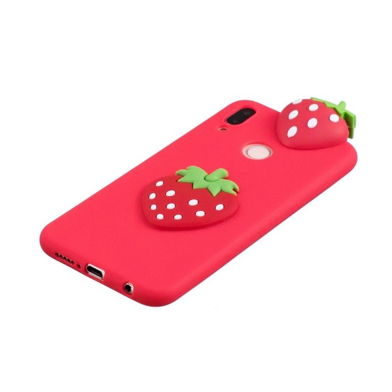 Coque Huawei P20 Lite 3d Fraise