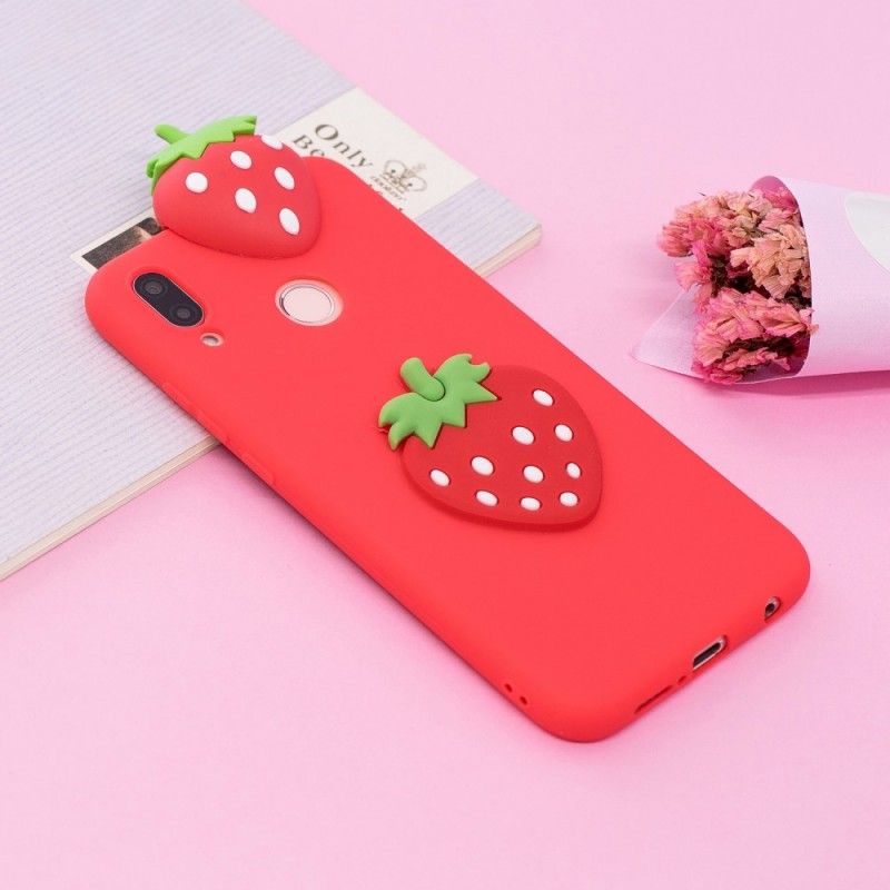 Coque Huawei P20 Lite 3d Fraise