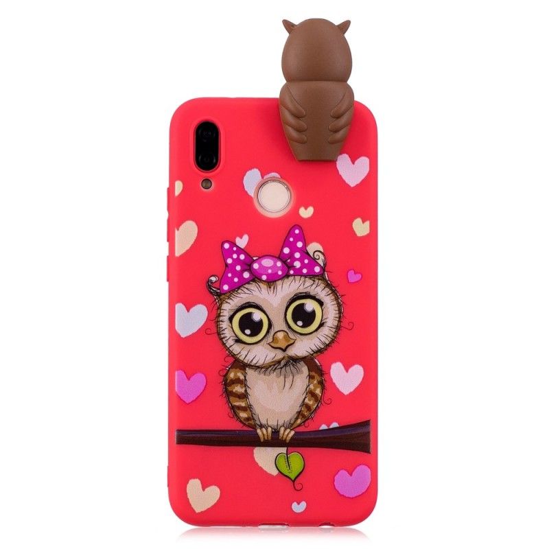 Coque Huawei P20 Lite 3d Miss Hibou