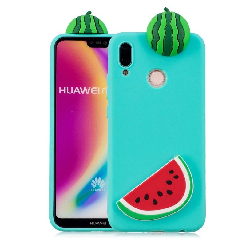 Coque Huawei P20 Lite 3d Pastèque