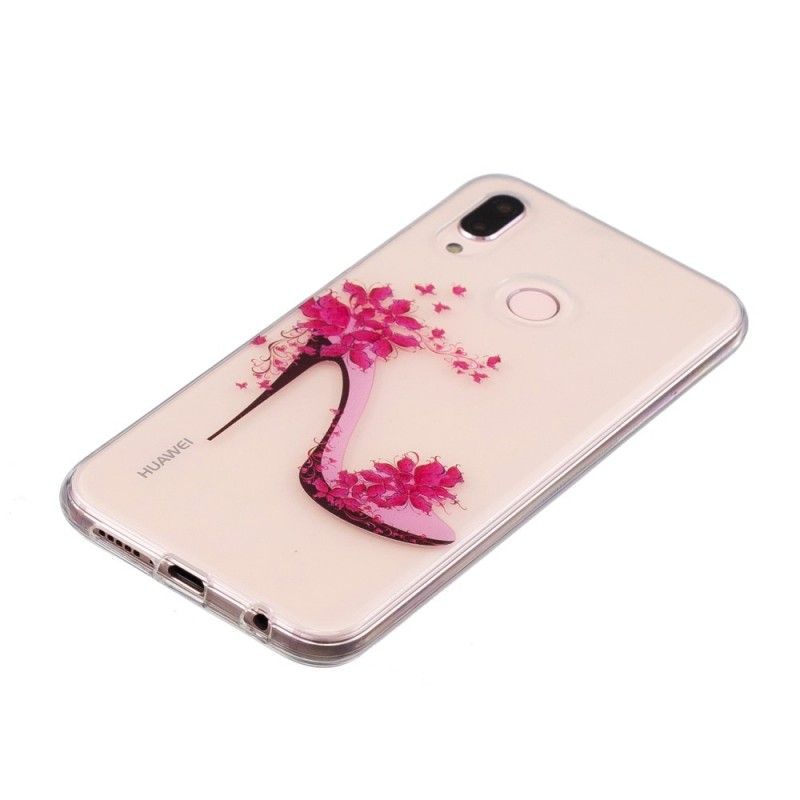 Coque Huawei P20 Lite Escarpin Fleuri