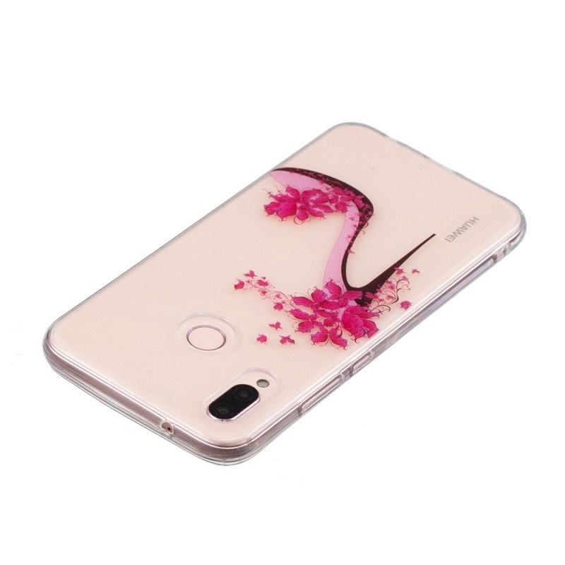 Coque Huawei P20 Lite Escarpin Fleuri