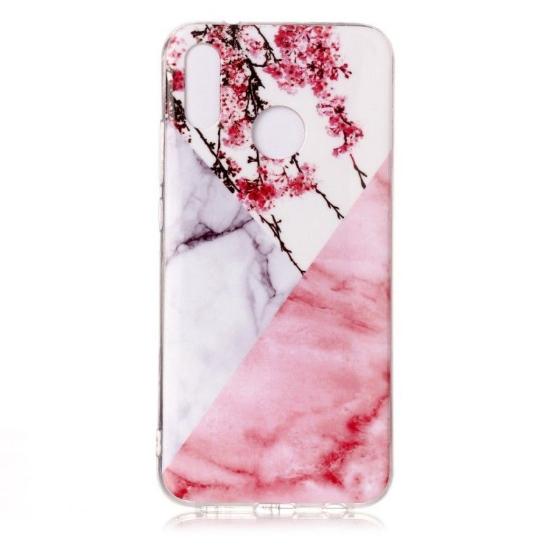 Coque Huawei P20 Lite Marbrée Fleurs De Prunier