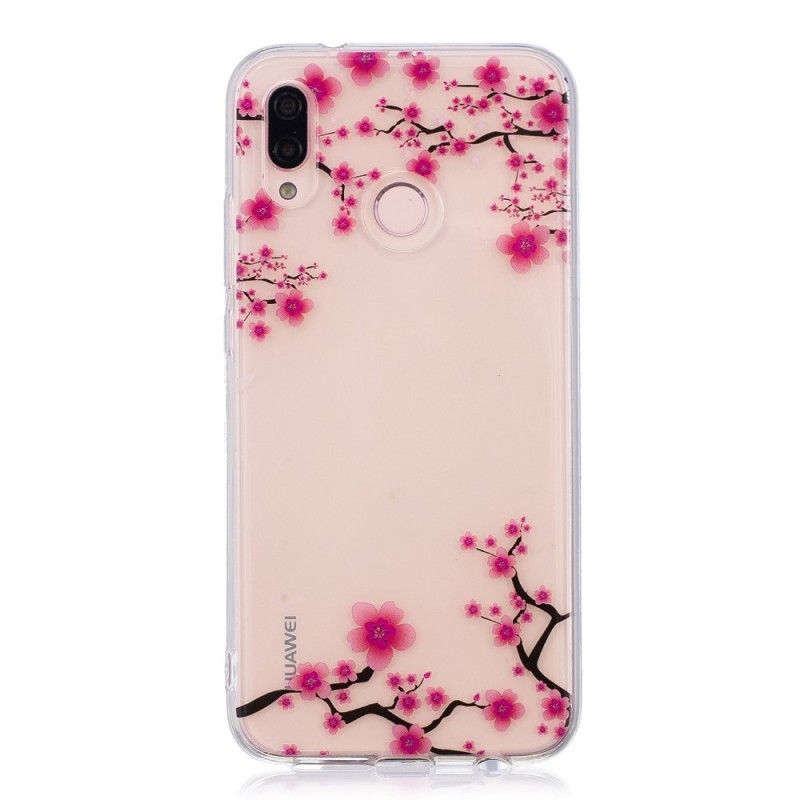 Coque Huawei P20 Lite Transparente Arbre Fleuri