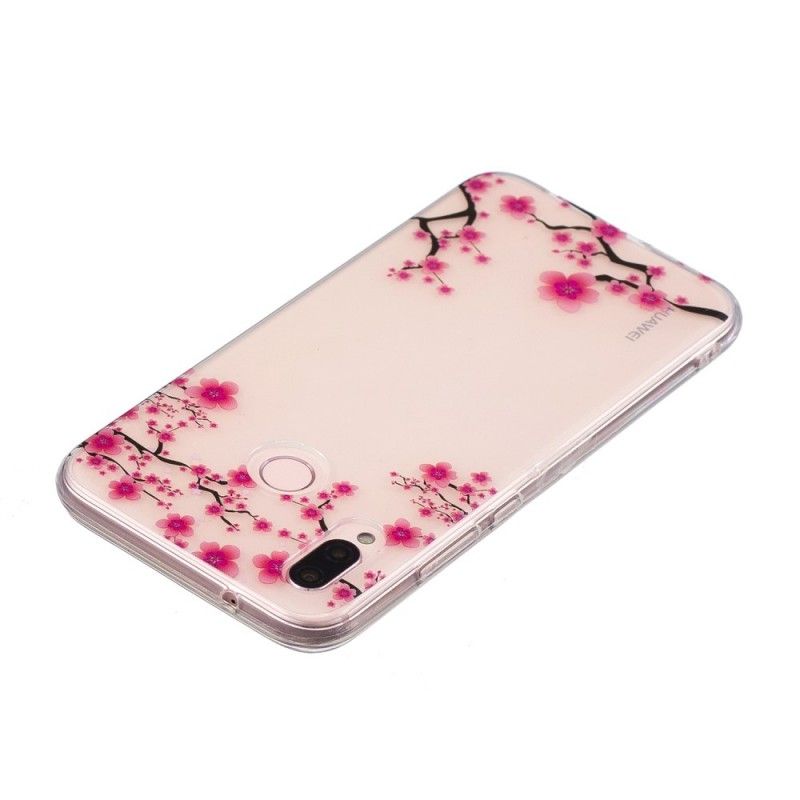 Coque Huawei P20 Lite Transparente Arbre Fleuri