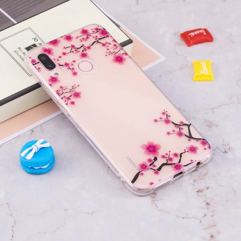 Coque Huawei P20 Lite Transparente Arbre Fleuri