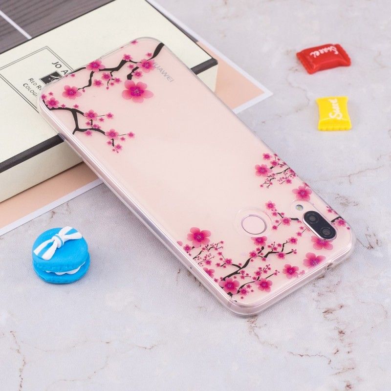 Coque Huawei P20 Lite Transparente Arbre Fleuri