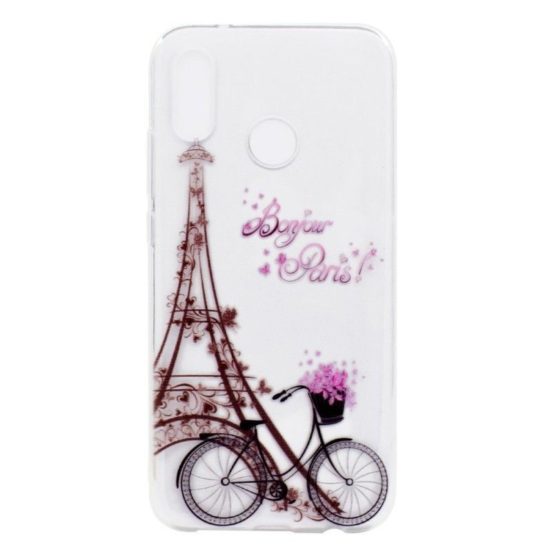 Coque Huawei P20 Lite Transparente Bonjour Paris