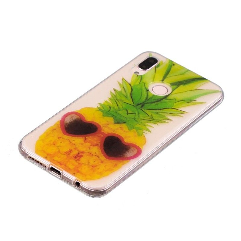 Coque Huawei P20 Lite Transparente Incognito Ananas