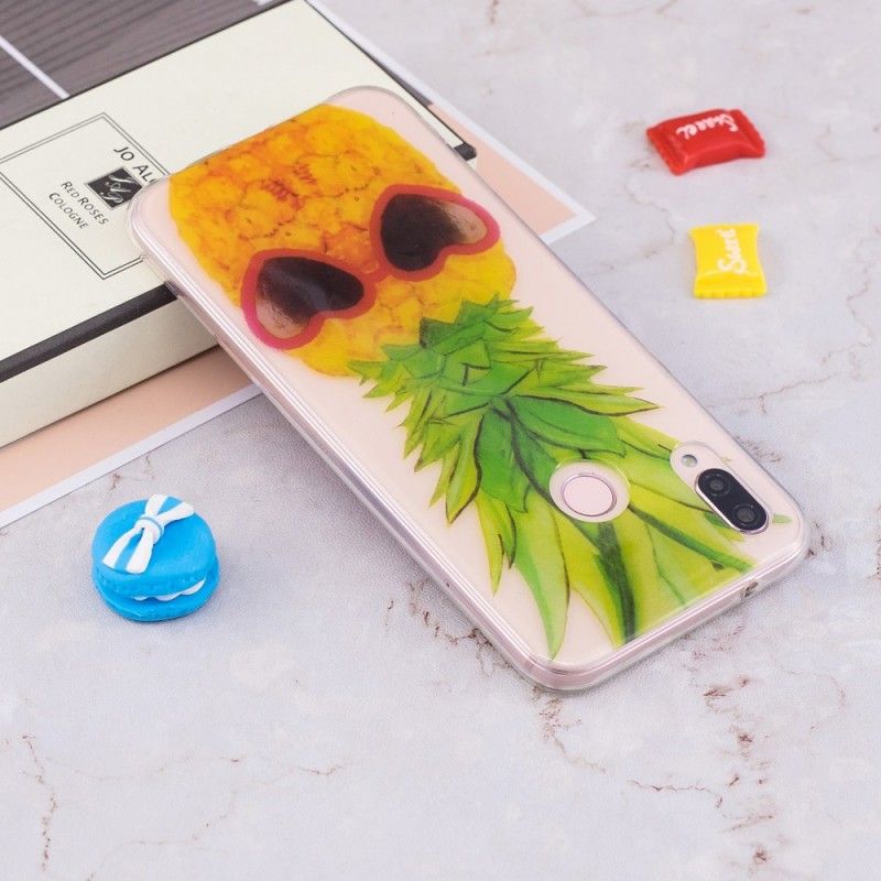 Coque Huawei P20 Lite Transparente Incognito Ananas