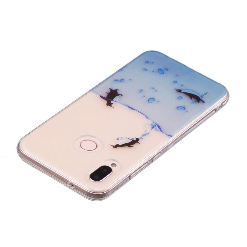 Coque Huawei P20 Lite Transparente Jeu De Pingouins