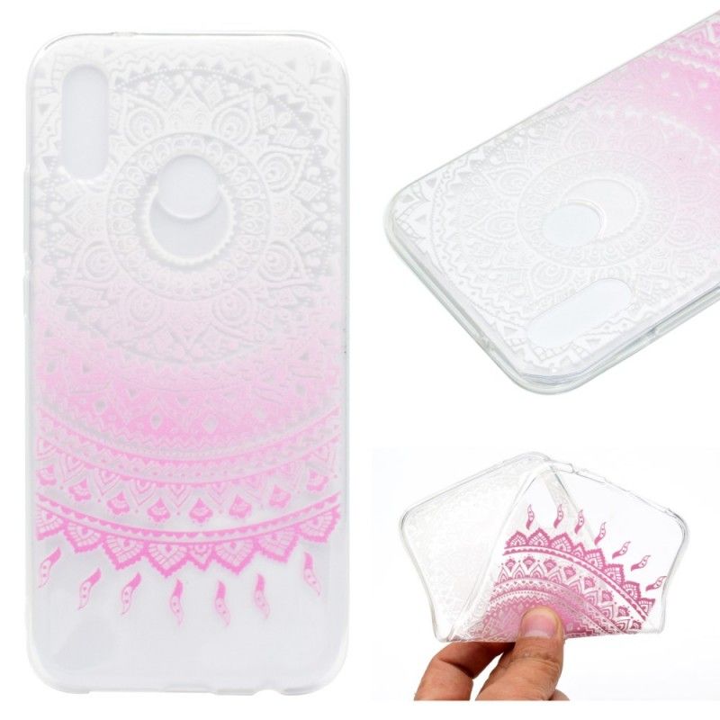 Coque Huawei P20 Lite Transparente Mandala Coloré