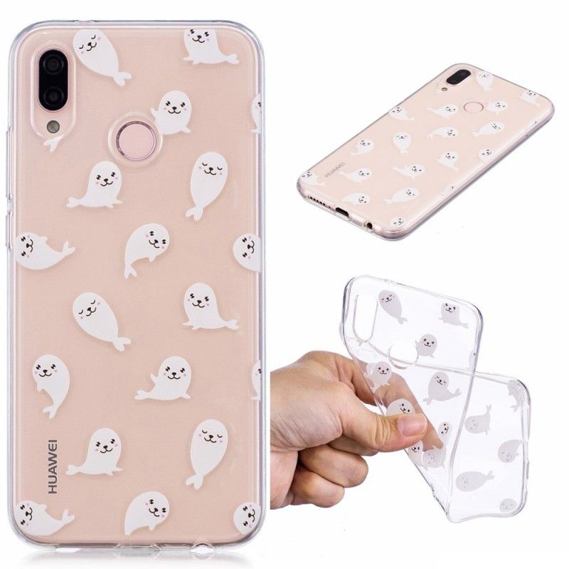 Coque Huawei P20 Lite Transparente Otaries Fun