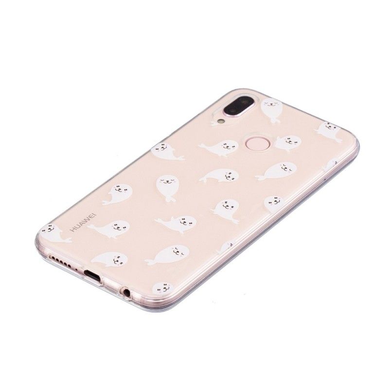 Coque Huawei P20 Lite Transparente Otaries Fun