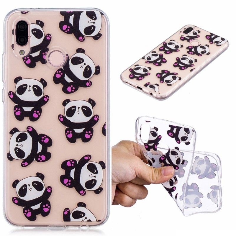 Coque Huawei P20 Lite Transparente Pandas Have Fun