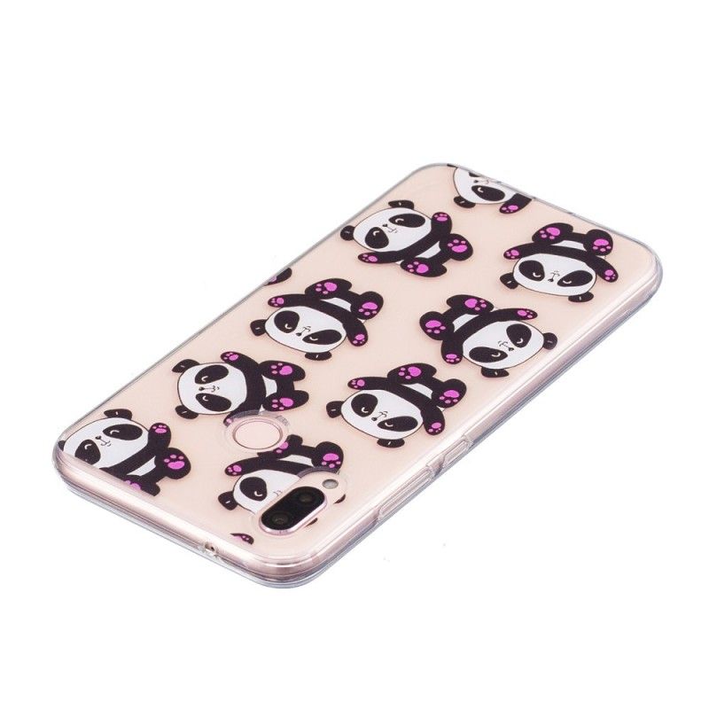 Coque Huawei P20 Lite Transparente Pandas Have Fun