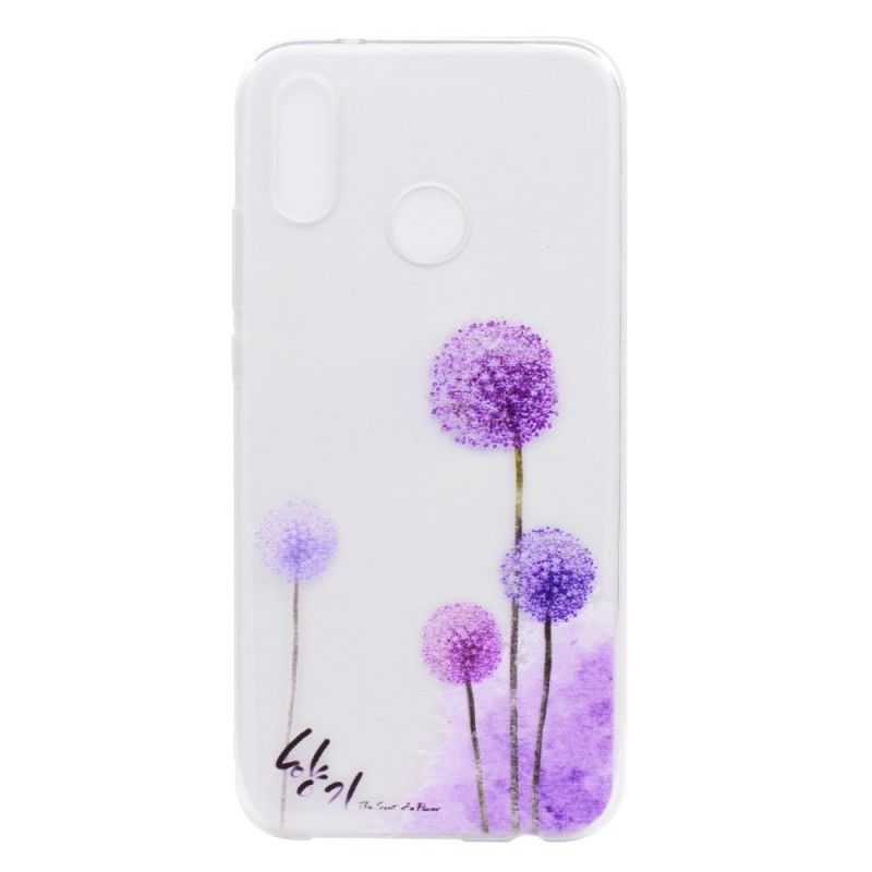 Coque Huawei P20 Lite Transparente Pissenlits Colorés