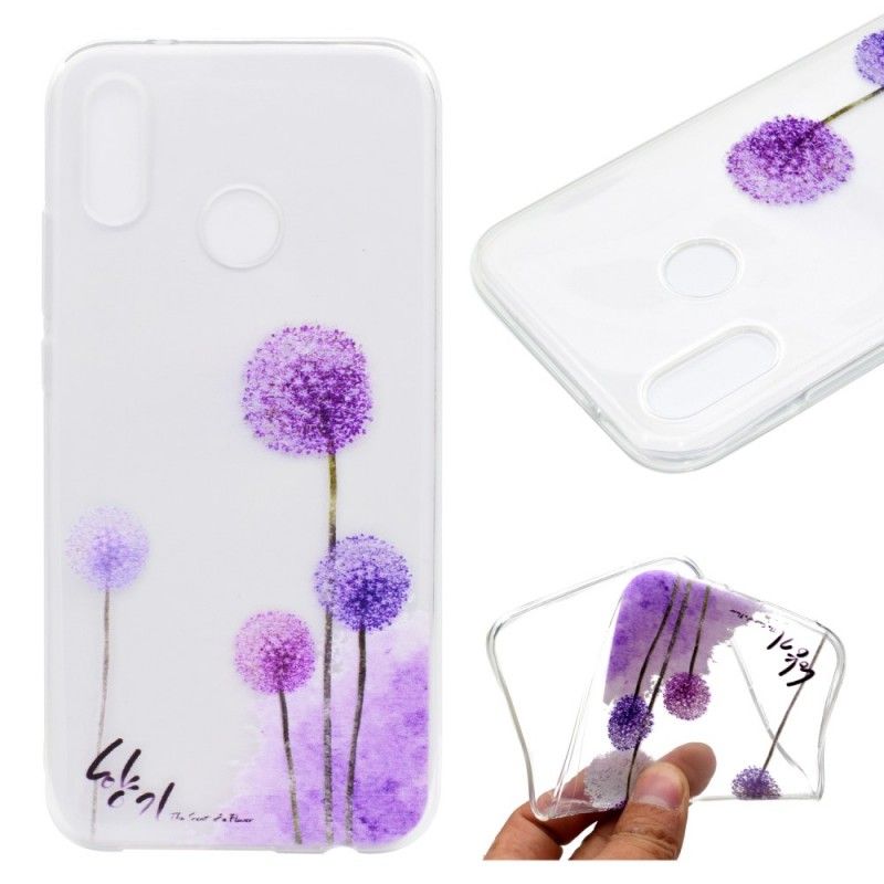 Coque Huawei P20 Lite Transparente Pissenlits Colorés