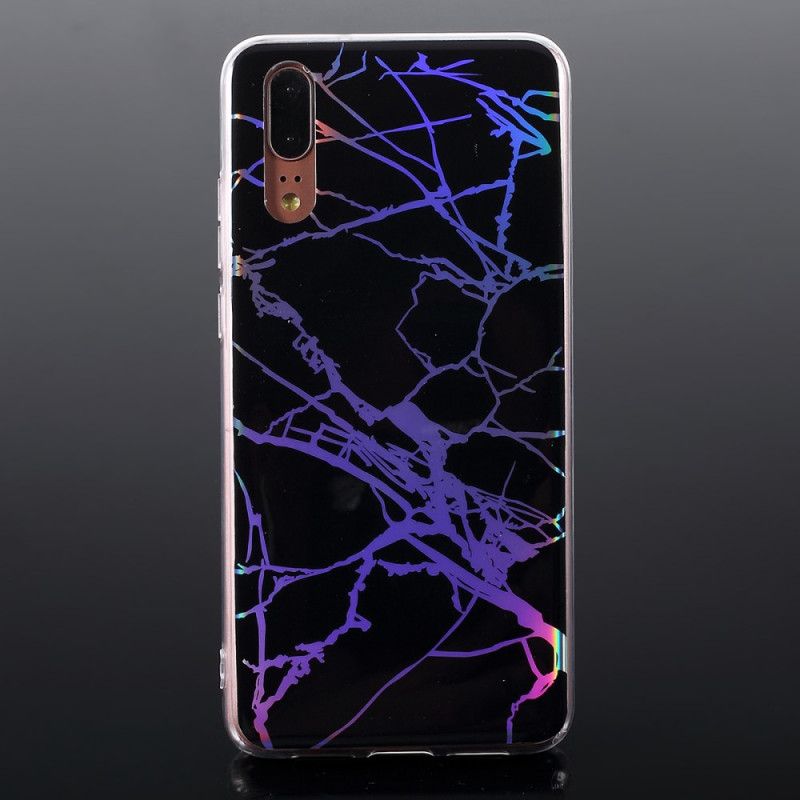 Coque Huawei P20 Marbre Laser