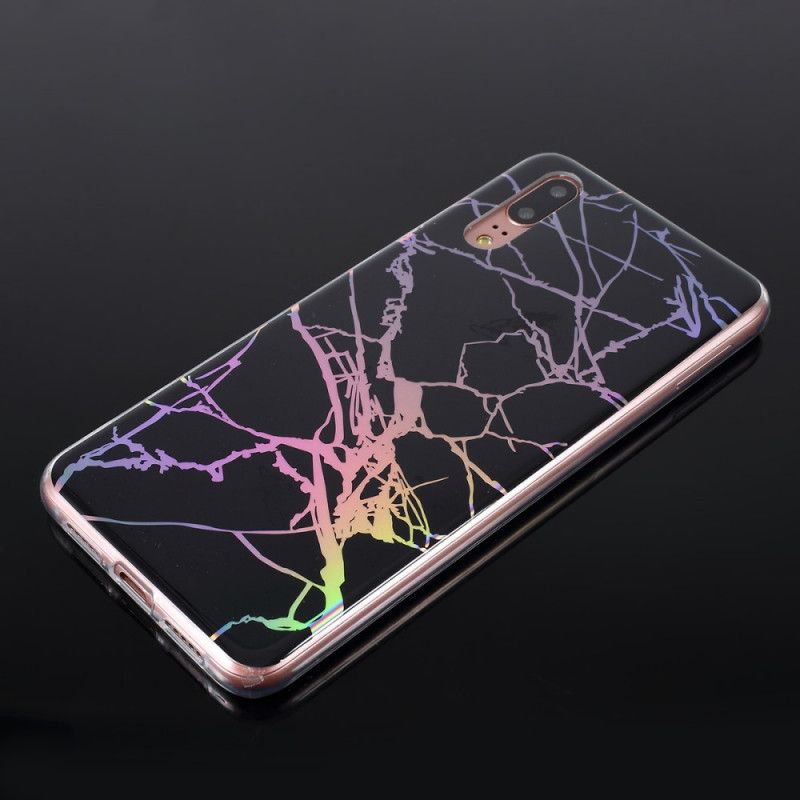 Coque Huawei P20 Marbre Laser